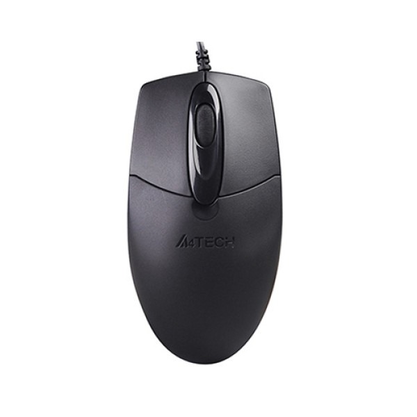 A4TECH USB Wired Optical Mouse – 1200 DPI, 3 Button, Durable 5M Clicks