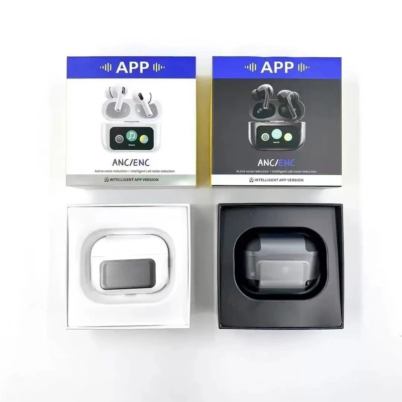 A9 Pro ANC/ENC Wireless Earbuds – BT 5.4, Touch Display, Zwsvibe App Support | Price in Bangladesh | TUSHAR TECH